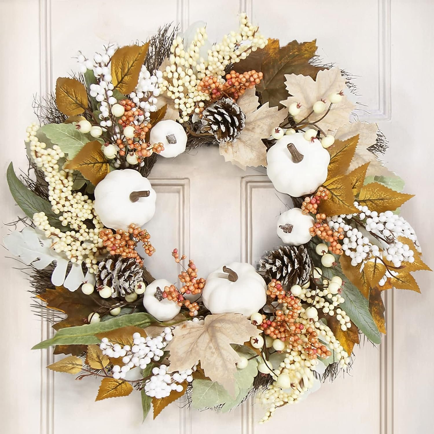7 Fall Wreaths for the Neutral Color Obsessed